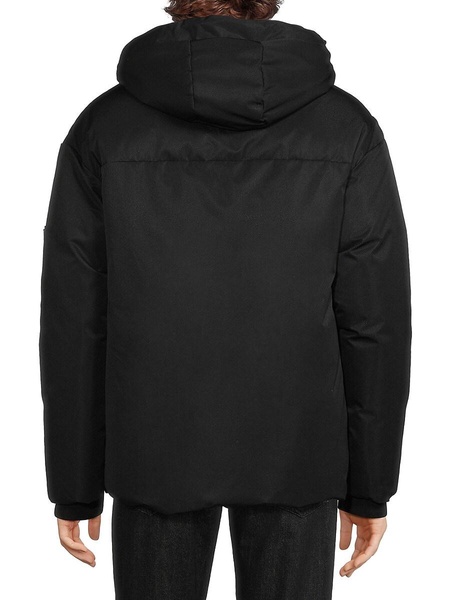 Faux Fur Lined Hooded Down Jacket