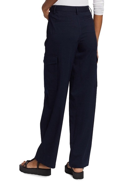 Wool Blend Cargo Pants
