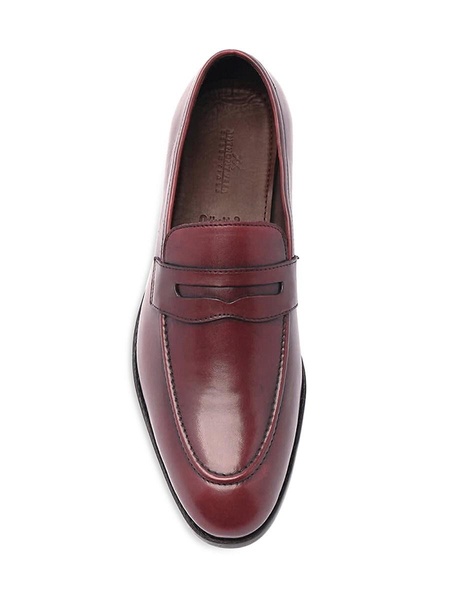 Gerry Apron Toe Leather Penny Loafers