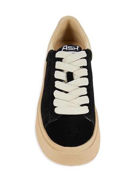 Move S Suede & Leather Low Top Platform Sneakers