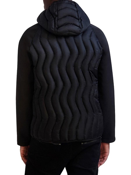 Quilted Hooded Bomber Jacket