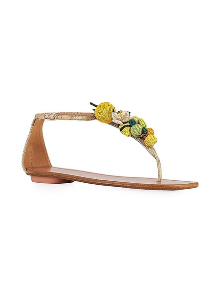 Citrus Punch T-Strap Sandals
