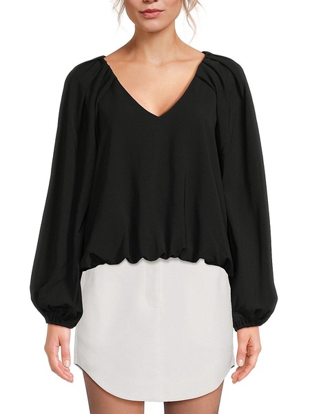 Naderre Scalloped Hem Top