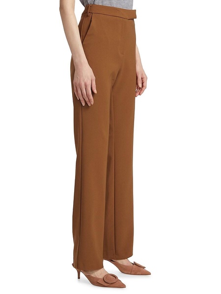 Straight-Leg High-Rise Trousers
