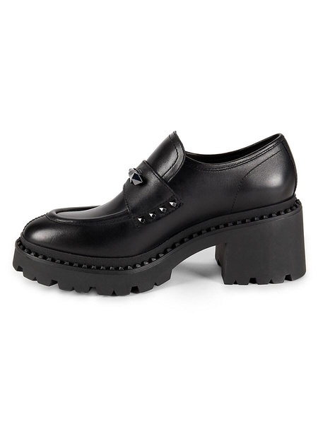 Nelson Studded Leather Loafers