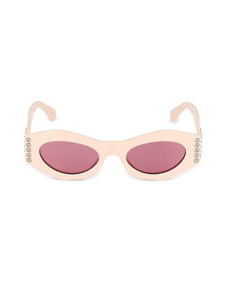 51MM Oval Sunglasses