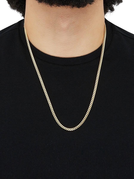 14K Goldplated Sterling Silver Curb Chain Necklace