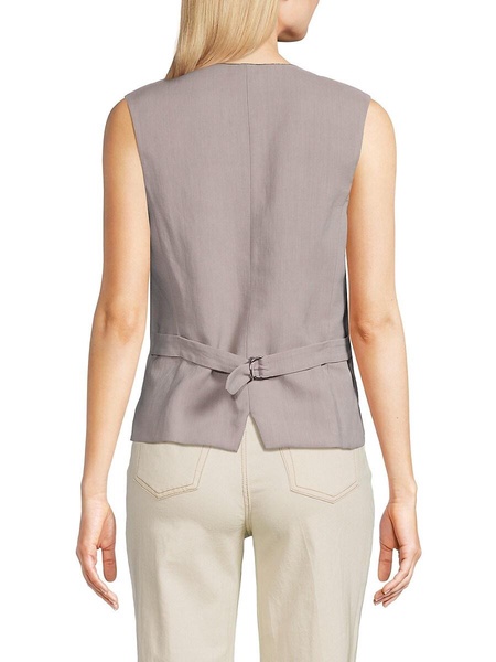 Linen Blend Vest