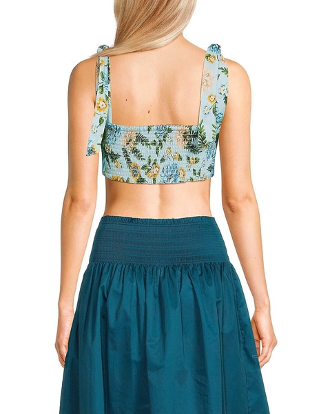 Rhea Aine Floral Crop Top