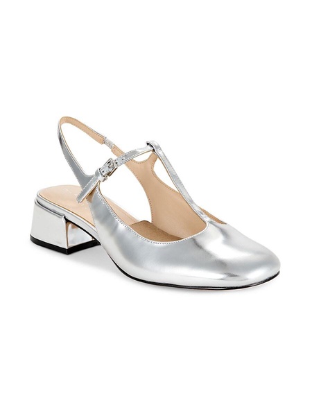 Folly Metallic Leather Blend Pumps