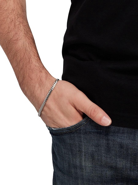 Sterling Silver Cuban Chain Bracelet