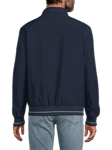 Plaid Reversible Baseball Jacket