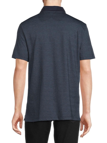 Logo Quarter Zip Polo