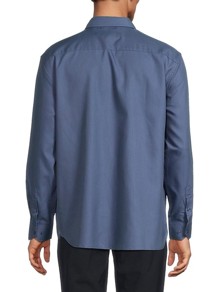 Solid Long-Sleeve Shirt