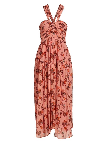 Jaylin Halterneck A Line Dress