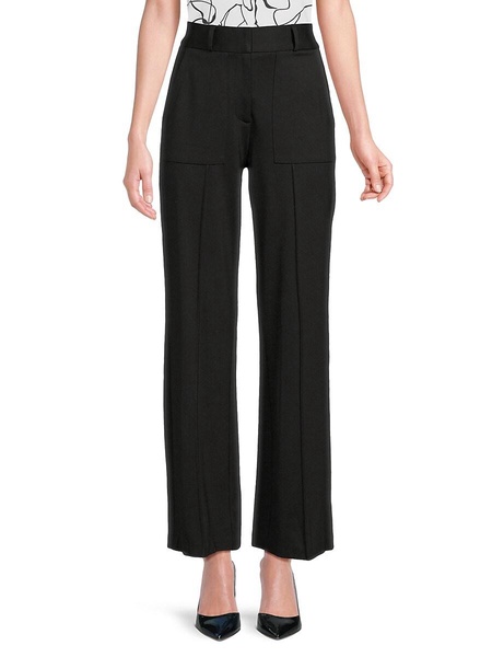 Flat Front Wide Leg Pants