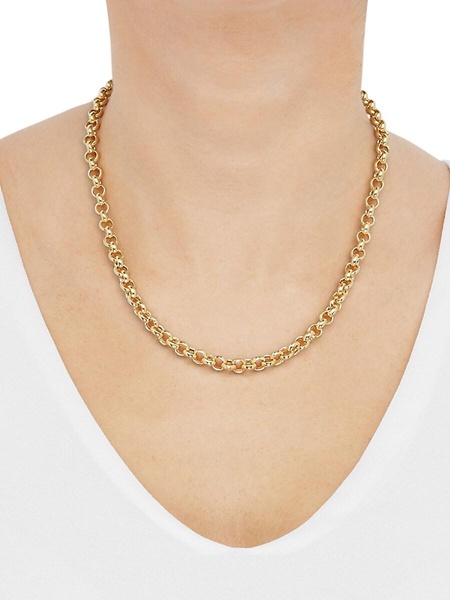 14K Goldplated Sterling Silver 17" Rolo Chain Necklace