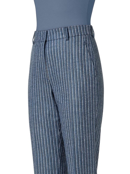 Flavin Striped Wool Flannel Pants