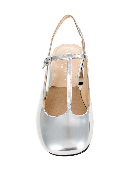 Folly Metallic Leather Blend Pumps