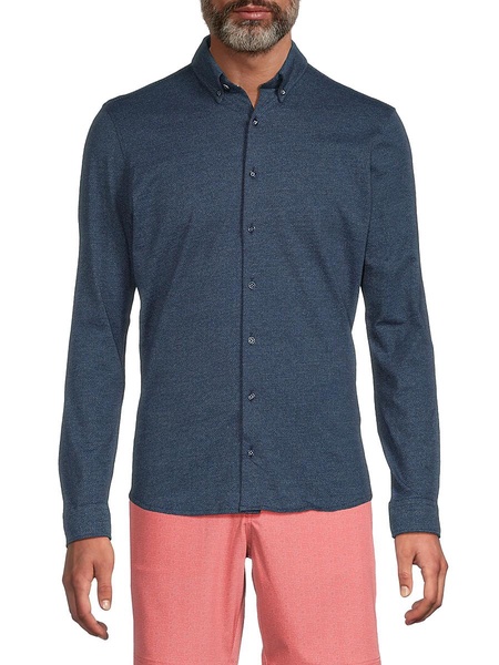 Daniel JU Textured Long Sleeve Shirt