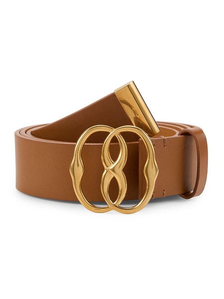 Logo Leather Belt
