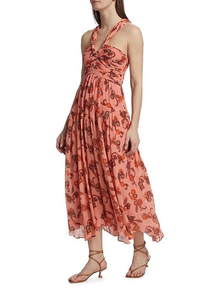 Jaylin Halterneck A Line Dress