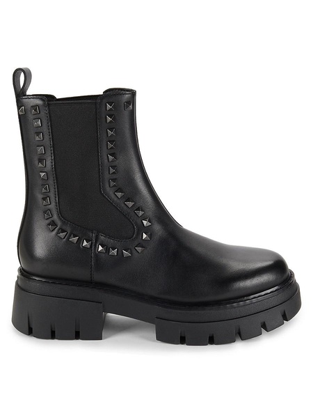 51MM Stud Leather Ankle Boots