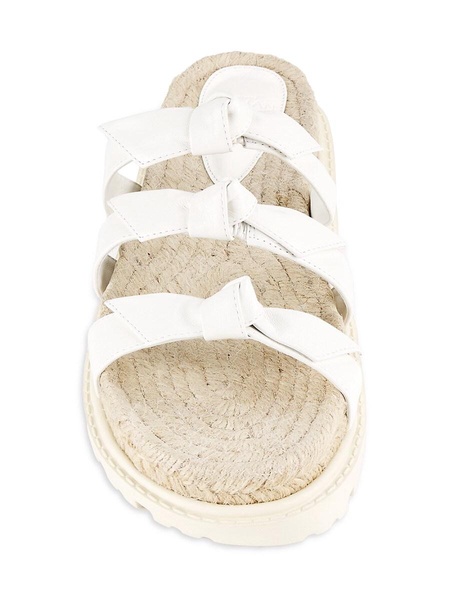 Lolita Tie Knot Platform Espadrille Sandals