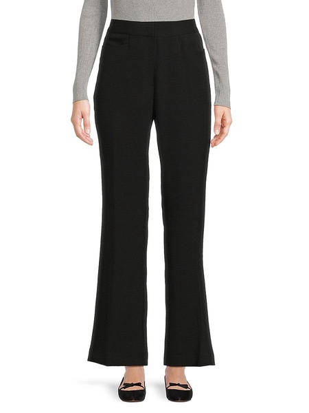 Flat Front Wide Leg Pants