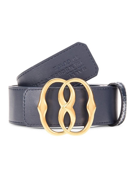 Logo Leather Reversible Belt