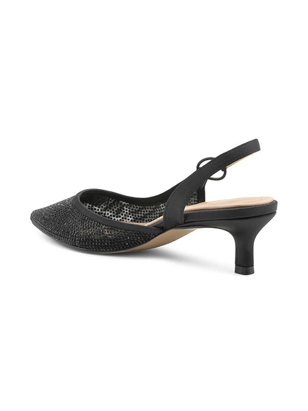 Snipe Kitten Heel Studded Slingback Pumps