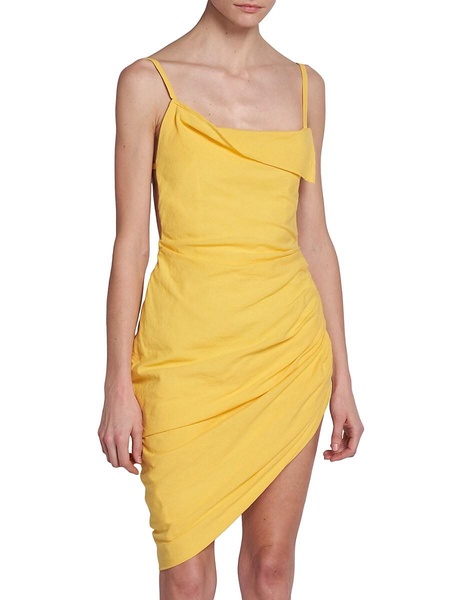 La Robe Draped Asymmetric Dress