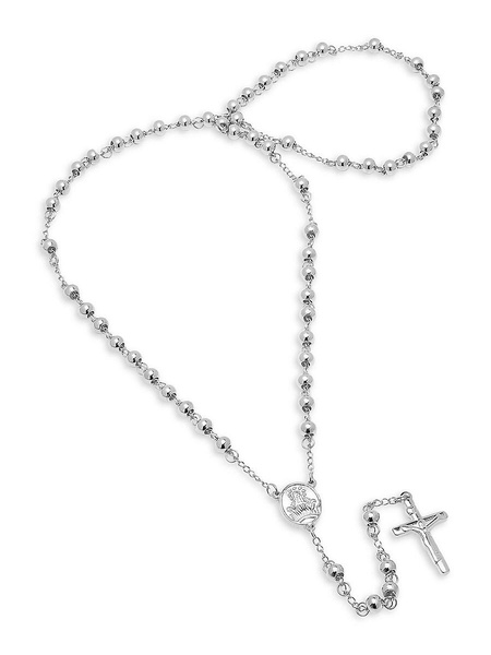 Stainless Steel Rosary Necklace