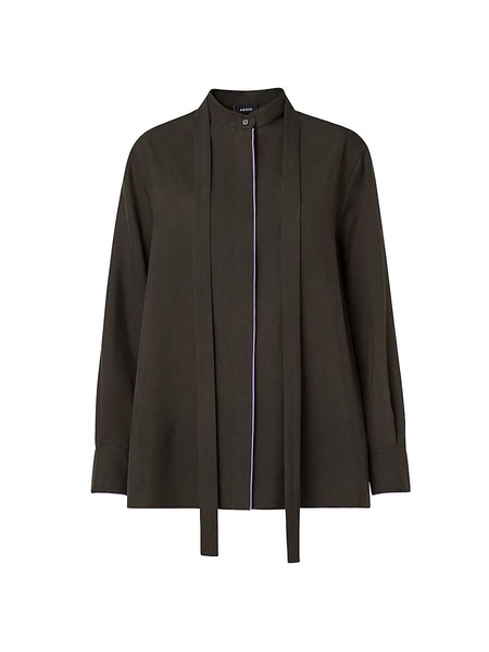 Silk Crepe Tunic Blouse