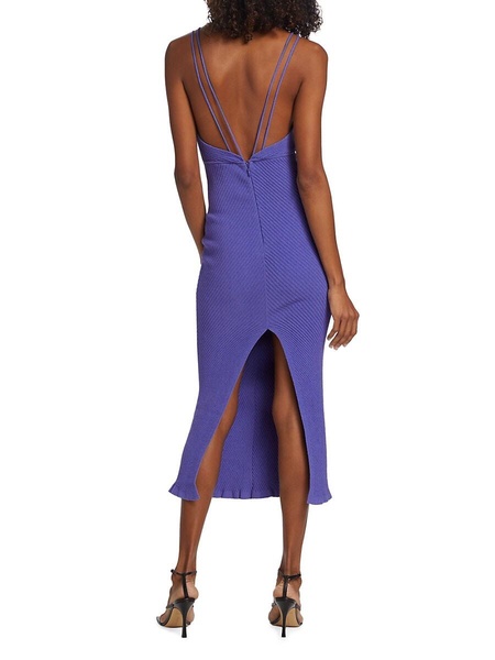 Evelyn Rib Knit Midi Dress
