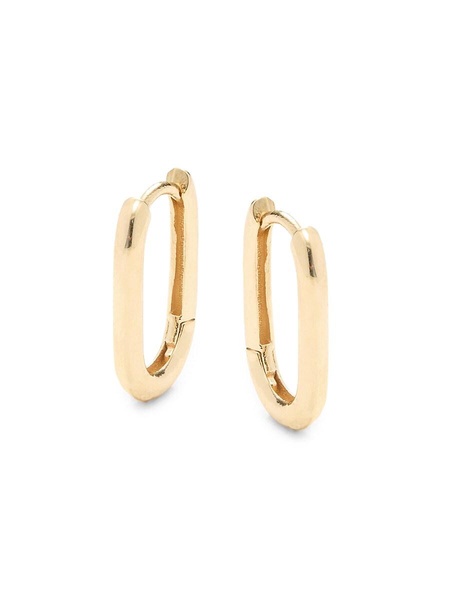 14K Yellow Gold Huggie Earrings