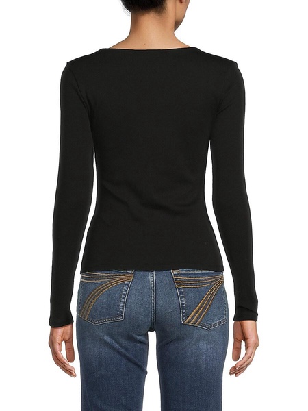 Solid Squareneck Top