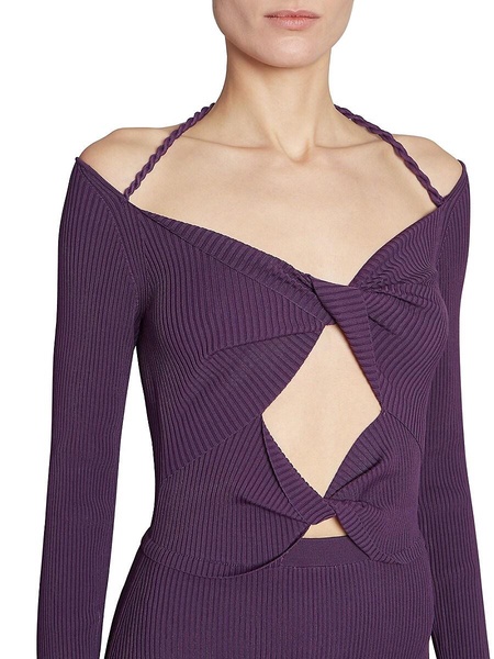 Fotia Cut-Out Knit Maxi Dress