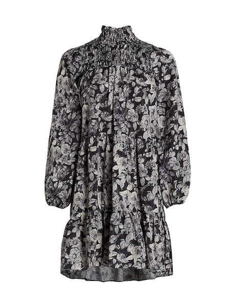 Alicia Floral Tiered Mini Dress