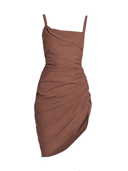 La Robe Draped Asymmetric Dress