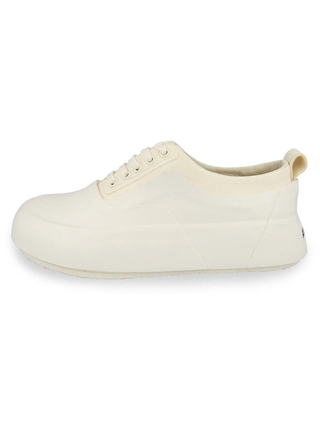 Leather Mix Low-Top Sneakers