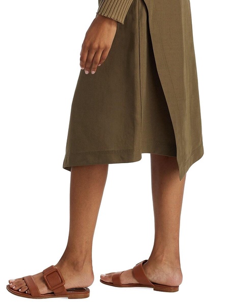 Utility Panelled Asymmetric Skirt