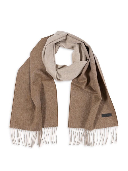 Ombre Fringe Cashmere Scarf