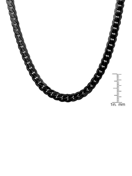 Cuban Flat Curb Chain Necklace