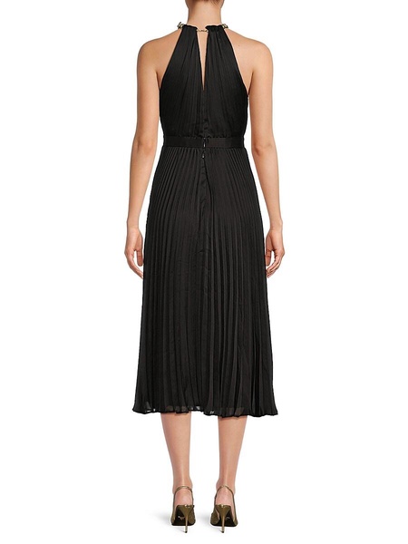 Chain Halter Midaxi Dress