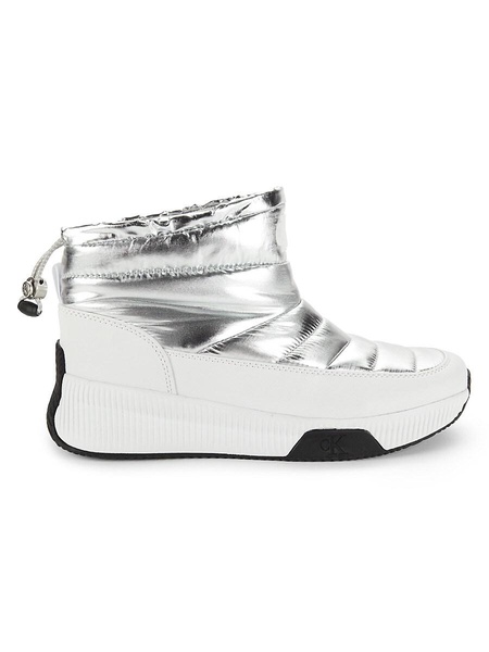 Mhyla 38MM Metallic Quilted Snow Boots