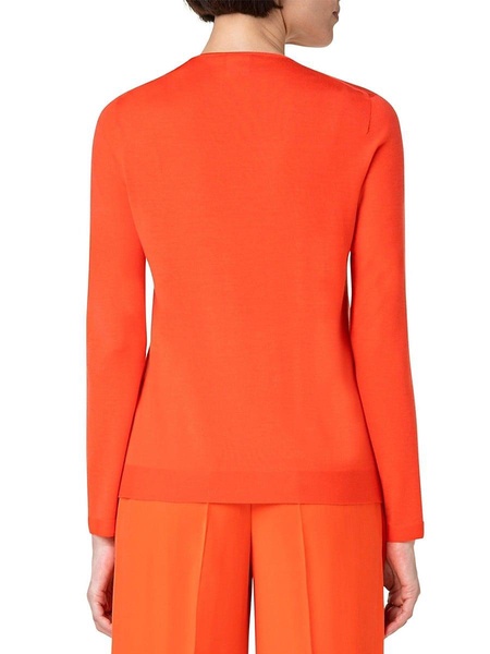 Fine Gauge Cashmere-Silk Sweater