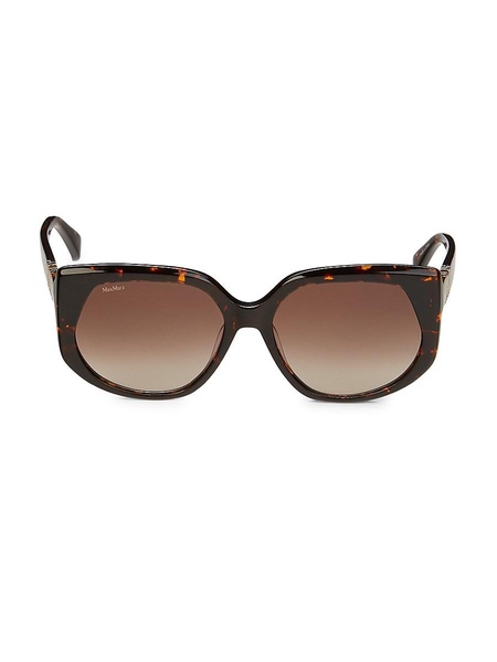 58MM Square Shield Sunglasses