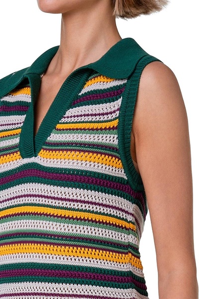 Stripe Cotton Minidress