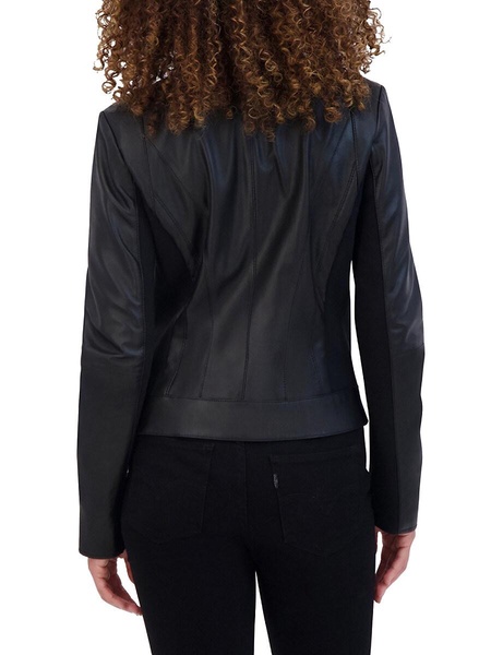 Avril Leather Moto Jacket